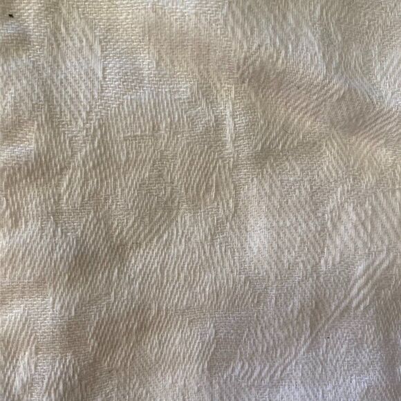 Plaza South Linen Cotton Boho Embordered Ruffle Hem Women Skirt Size 12 - Picture 6 of 10